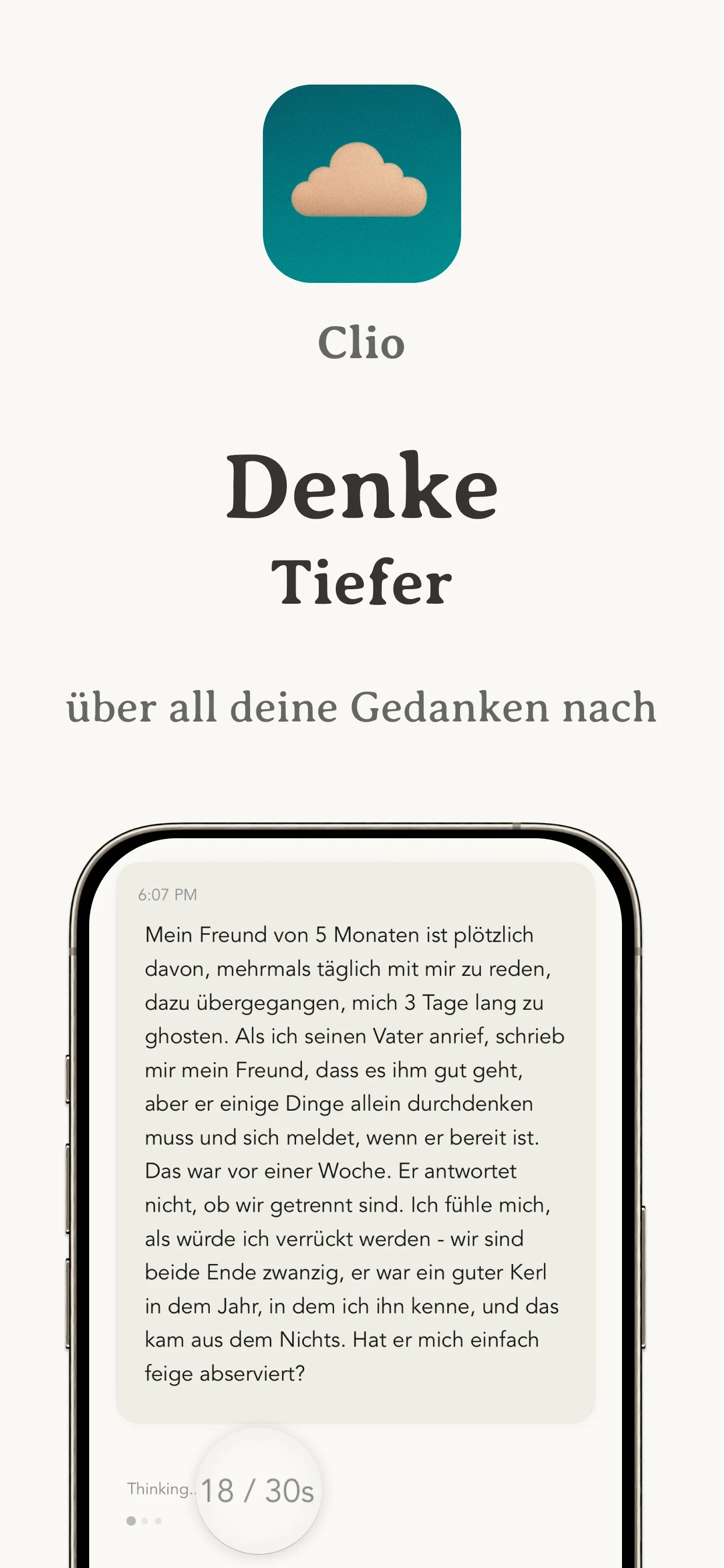 Tiefer nachdenken — Clio