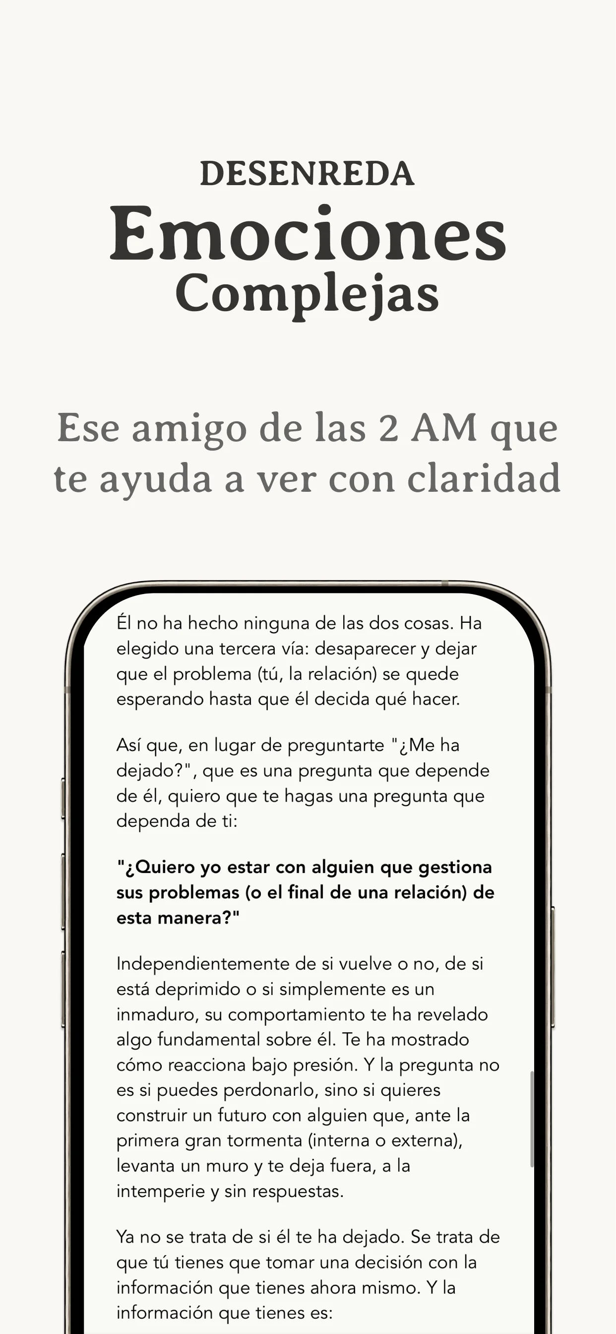 Sigue reflexionando — Clio