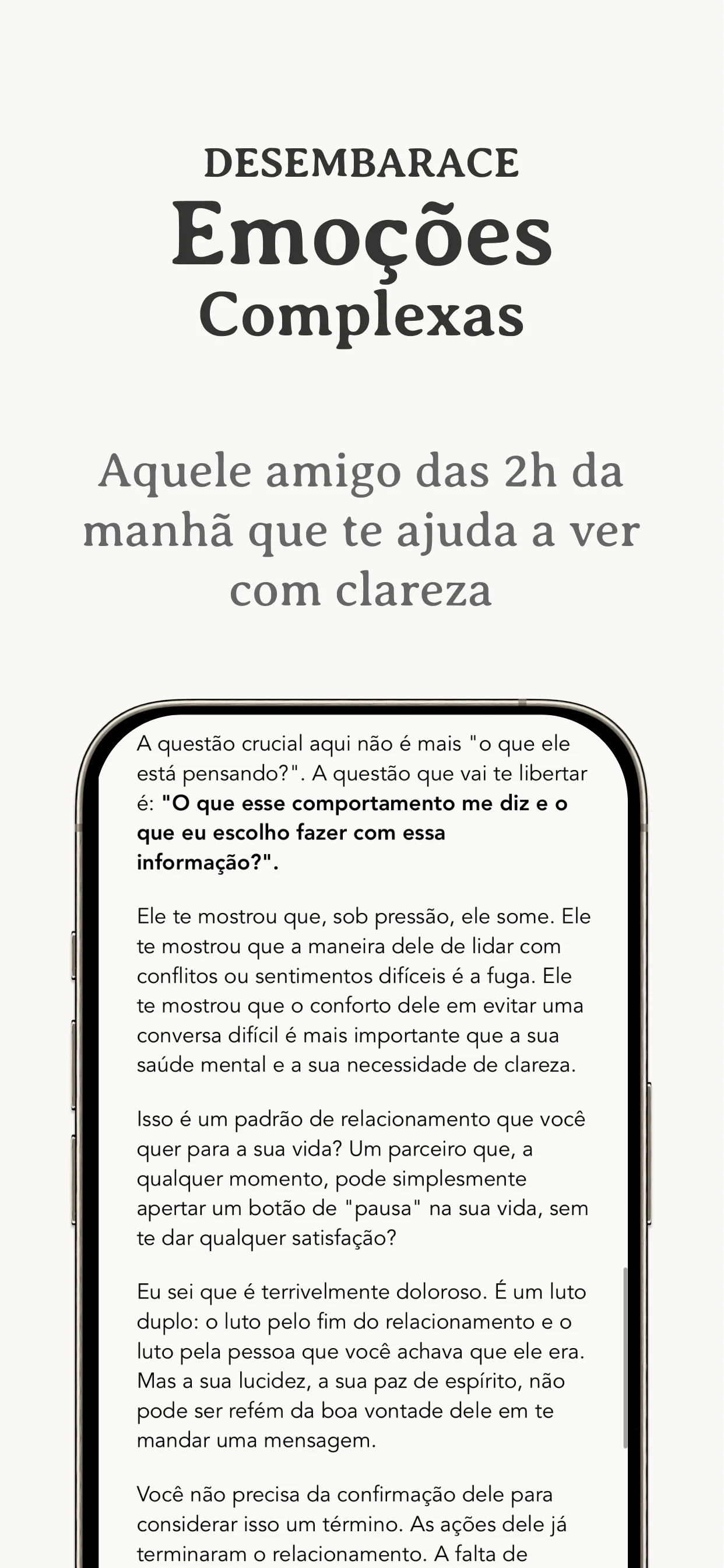 Continue a refletir — Clio